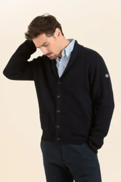 Store cardigan boutonné TEST CAR Homme Pulls, Cardigans