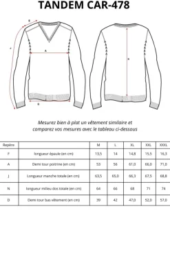 Store Cardigan zippé avec laine moulinée TANDEM Homme Pulls, Cardigans