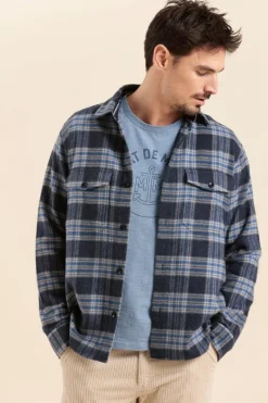 Sale chemise CAP à carreaux Homme Chemises
