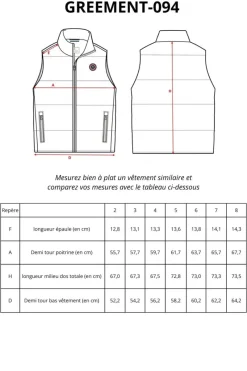 New Doudoune sans manches GREEMENT Homme Doudounes
