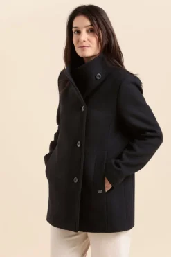 Hot manteau court FAMO Femme Manteaux|Cabans