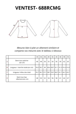 Outlet mariniere avec serigraphie fleurs bleues Femme Marinières