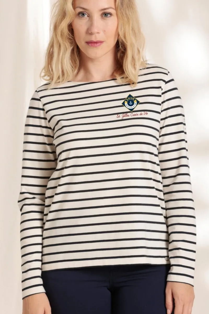 Cheap Marinière en coton SNSM Femme Tshirts|Marinières