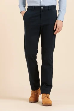 Cheap Pantalon chino TRANSAT en coton Homme Pantalons, Jeans