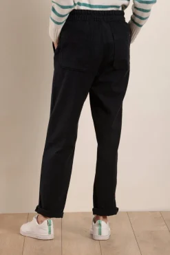 Sale Pantalon PALTO taille élastiquée en flanelle Femme Pantalons, Jeans