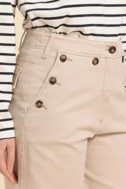Hot pantalon PONT en coton Femme Pantalons, Jeans