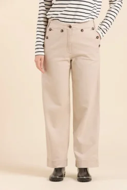 Hot pantalon PONT en coton Femme Pantalons, Jeans