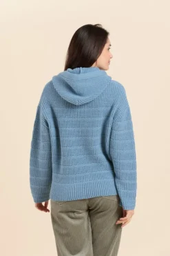 Hot pull à capuche TANGAGE en laine Femme Pulls, Cardigans