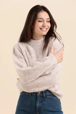 Hot pull col cheminée TIMON Femme Pulls, Cardigans