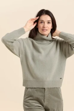 Hot pull col roulé TISCALI en laine Femme Pulls, Cardigans