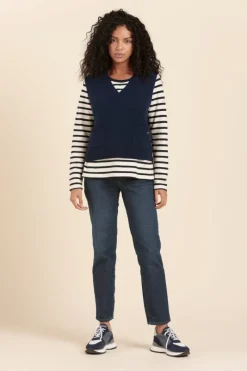 Cheap pull sans manches TIKSI laine Femme Pulls, Cardigans