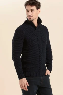Online Pull torsadé TANKER Homme Pulls, Cardigans