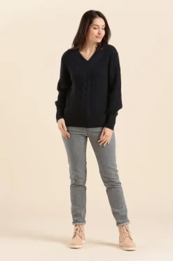 Store Pull torsadé TRESSE Femme Pulls, Cardigans