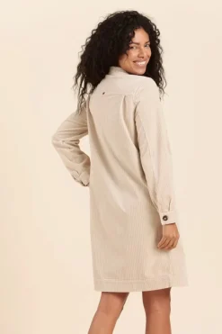 Discount Robe chemise en velours Femme Robes, Jupes