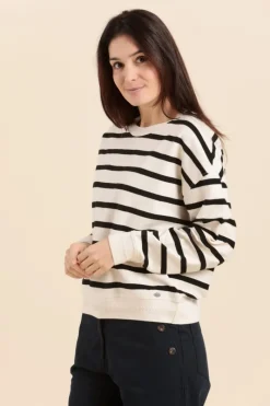 Cheap sweat MIKELI rayé Femme Tshirts|Sweats