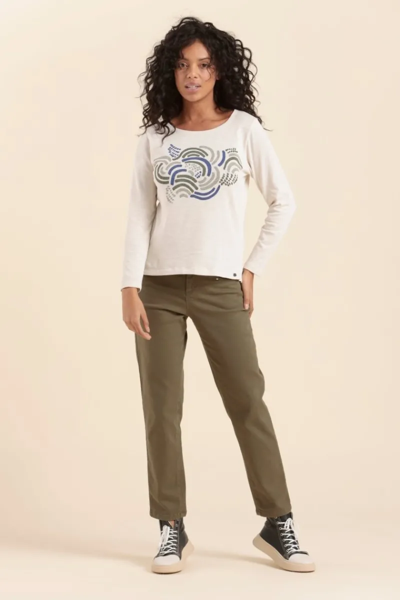 Cheap tee-shirt MOLITO motif algues Femme Tshirts